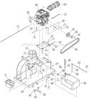Engine Diagram and Parts List for DL12720 B00001 Bear Cat Chipper Shredder